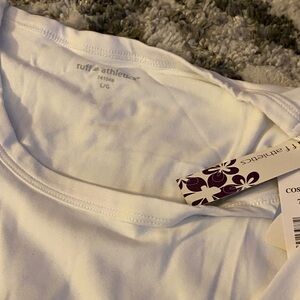 Tuff Athletics White long sleeve Tee